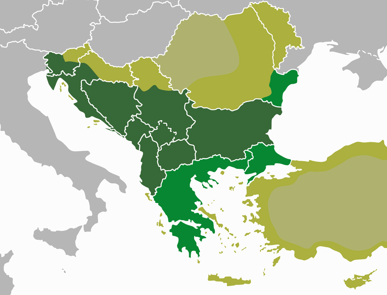 Η γεωγραφική περιοχή των βαλκανίων